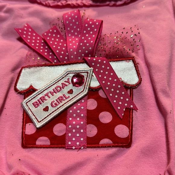 Rare Editions 2pc BIRTHDAY GIRL outfit - Picture 2 of 4